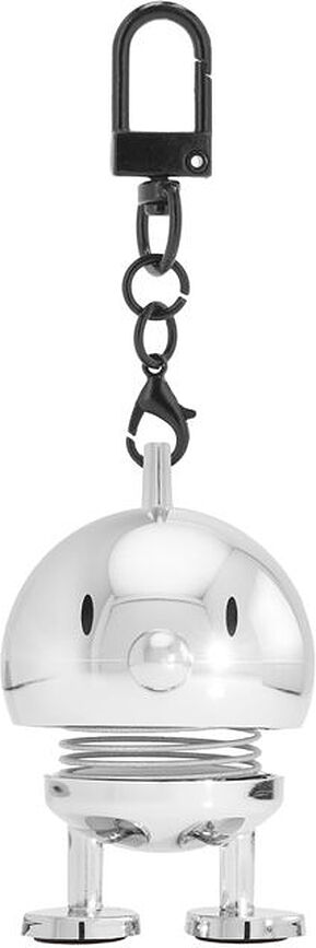 Hoptimist XS sleutelhanger voor tas, chroom