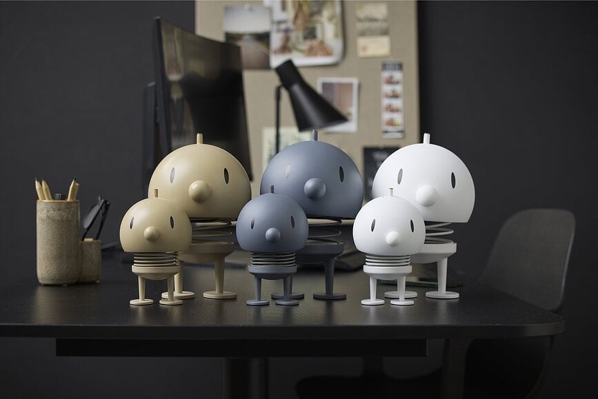 Lámpara inalámbrica Soft Bumble XL, celeste