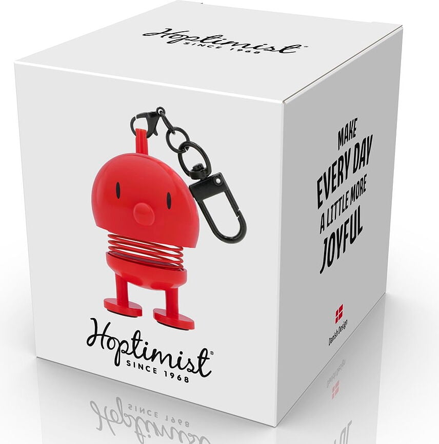 Porte-clés de sac Hoptimist XS, rouge