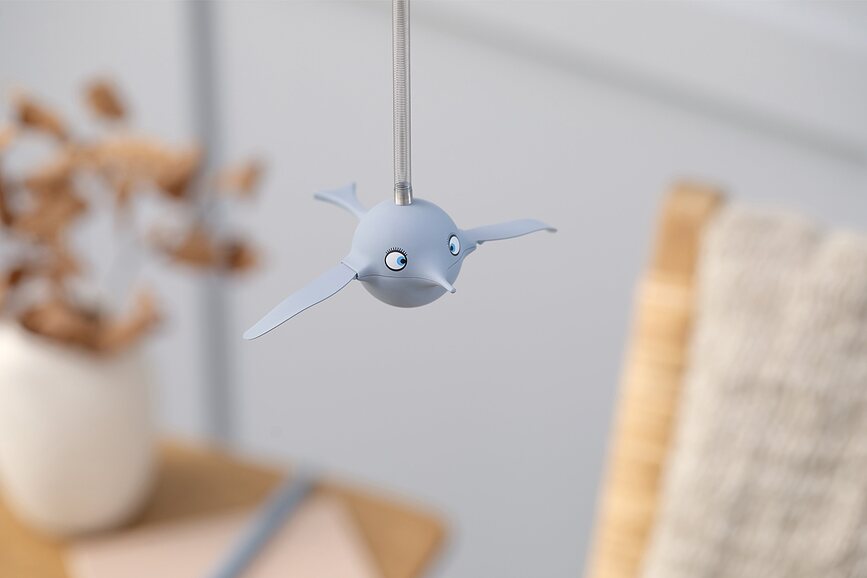 Soft Birdie Διακοσμητικό κρεμαστό S, γαλάζιο