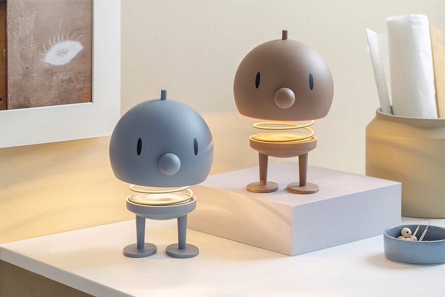 Soft Bumble XL Lampe sans fil, bleue