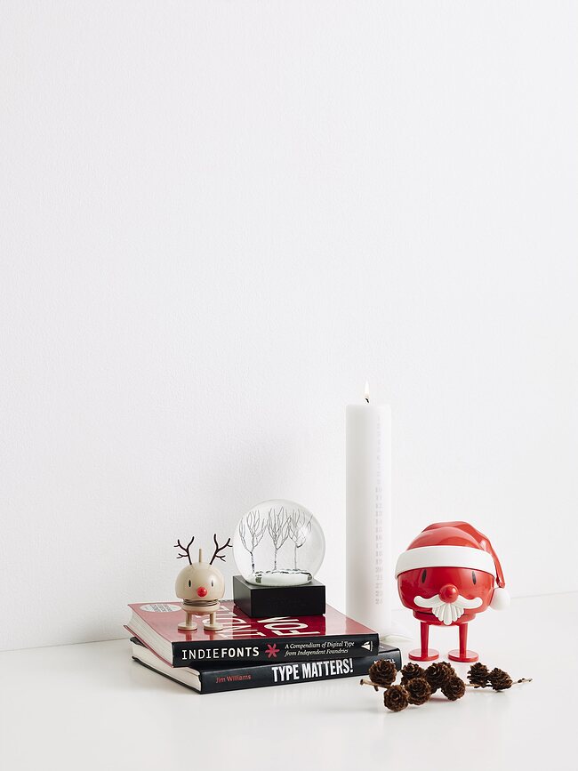 Xmass Bumble Φιγούρα Άγιος Βασίλης, S, κόκκινη