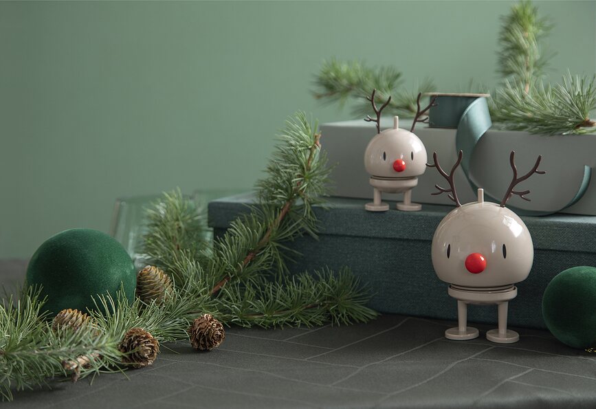 Xmass Bumble Φιγούρα τάρανδος, μικρή, λάτε