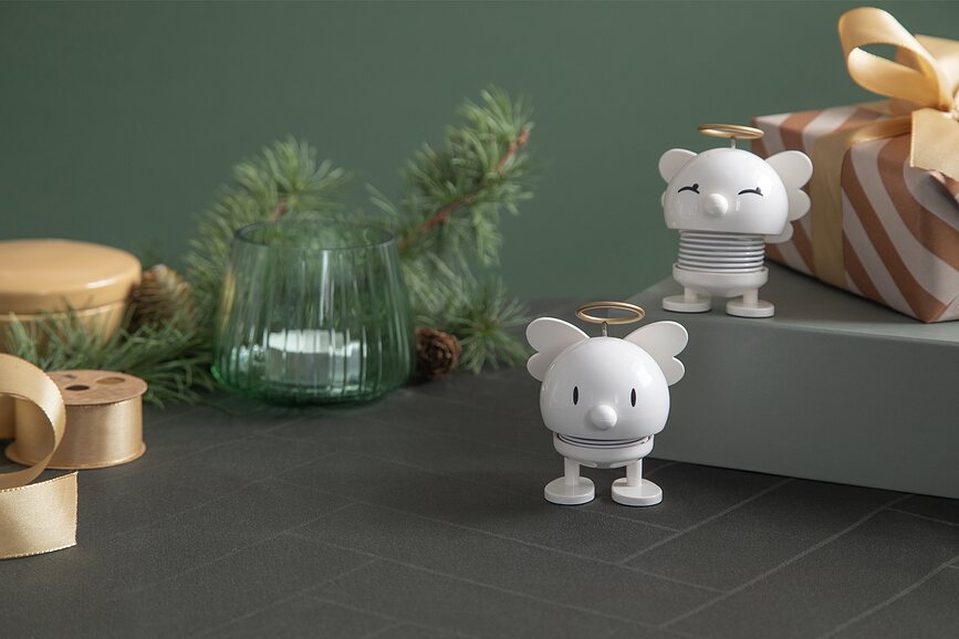 Xmass Bumble Figurica anđeo mala bijela