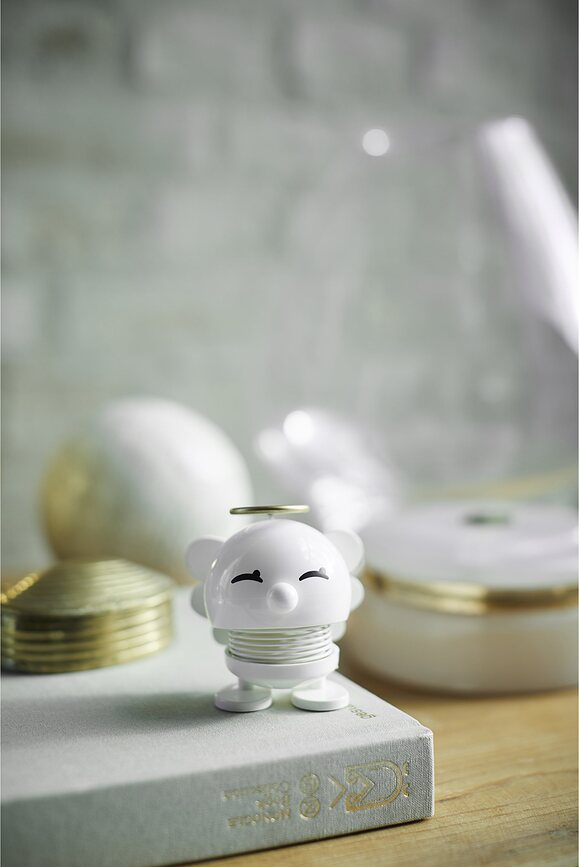 Xmass Bumble Figurine Ange, S, blanche