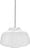 Abażur Rica 38 cm biały