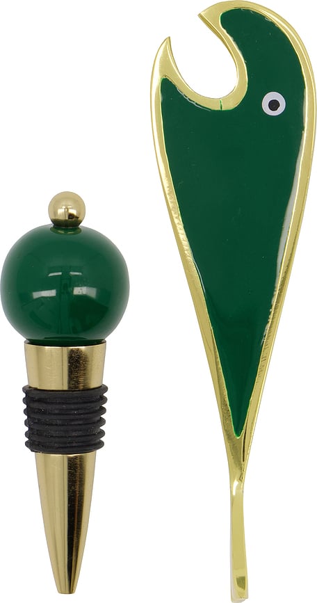 Accesorios de bar Open, verdes, Set de 2 piezas