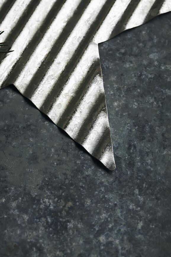 Adorno Navideño Copo de Nieve Tin, plateado