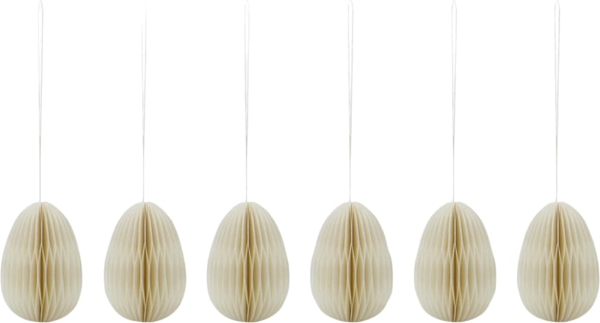 Adornos Colgantes de Huevos, 6 unidades