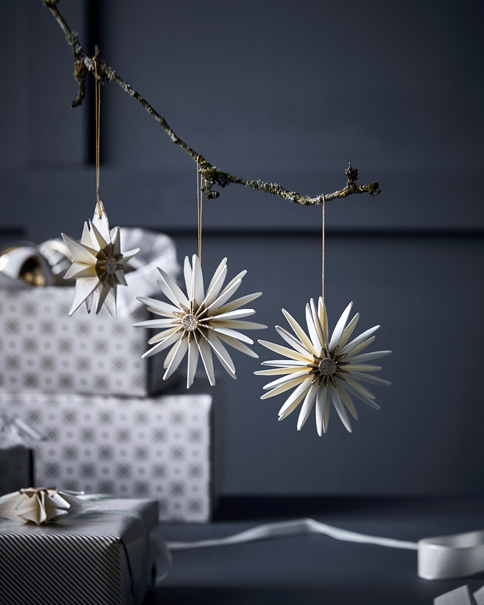 Adornos Navideños Colgantes HDStari, rosa, 6 unidades