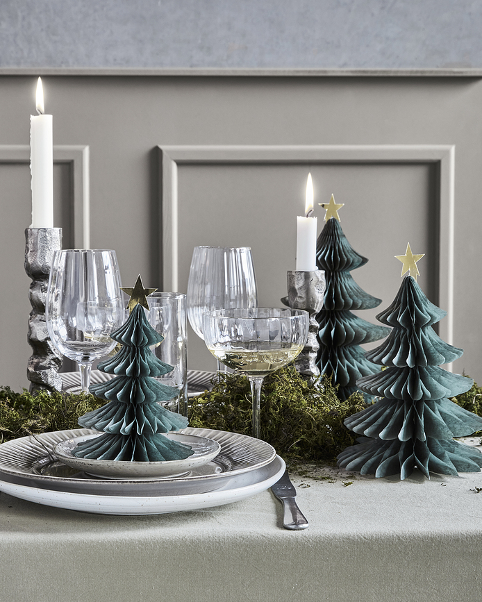 Adornos Navideños HDTree, verdes, 3 unidades