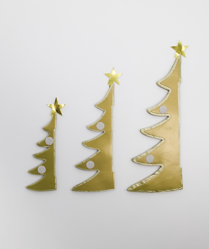 Adornos Navideños HDTree, verdes, 3 unidades