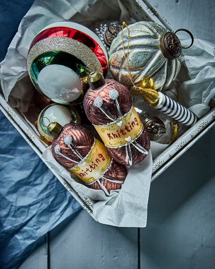 Adornos Navideños HDWrench, verde oscuro, 2 unidades