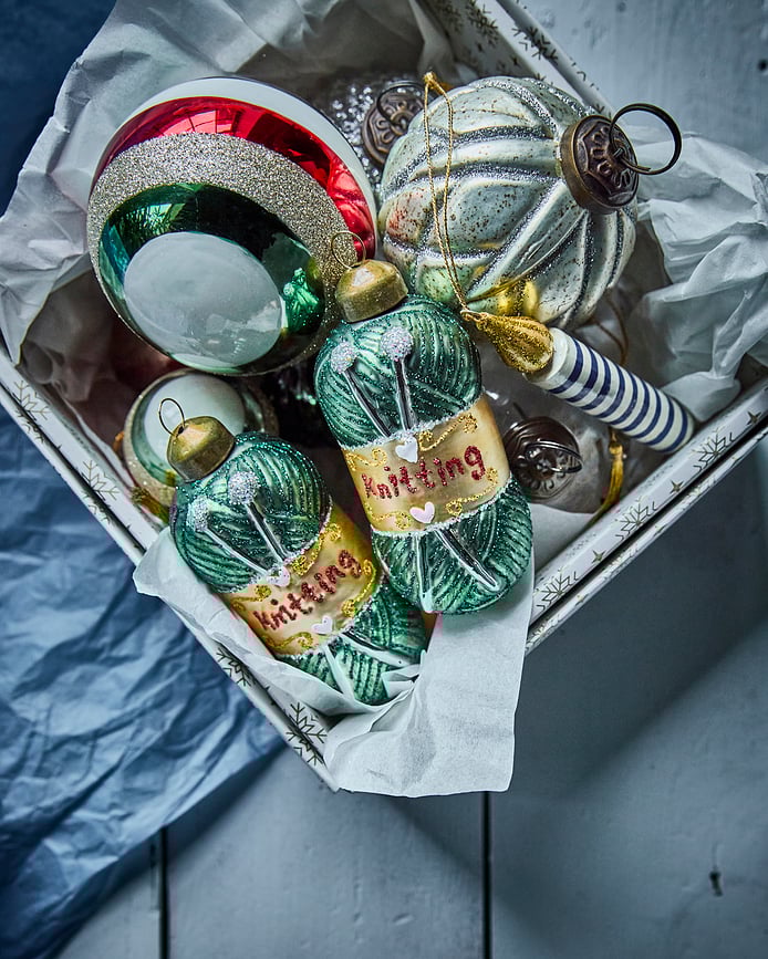 Adornos Navideños HDWrench, verde oscuro, 2 unidades