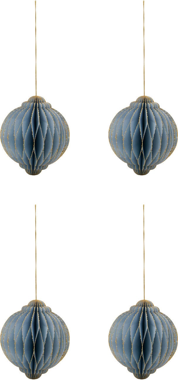 Alsta Weihnachtsbaumschmuck 10 cm, hellblau, 4 St.