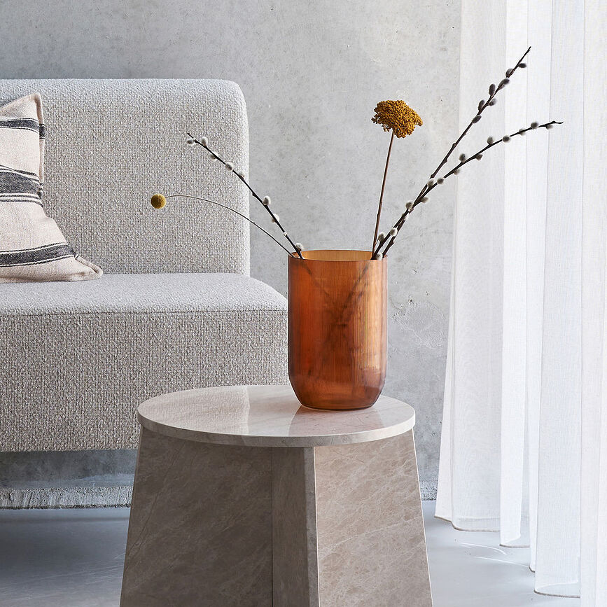 Amka Βάζο, κεχριμπαρένιο