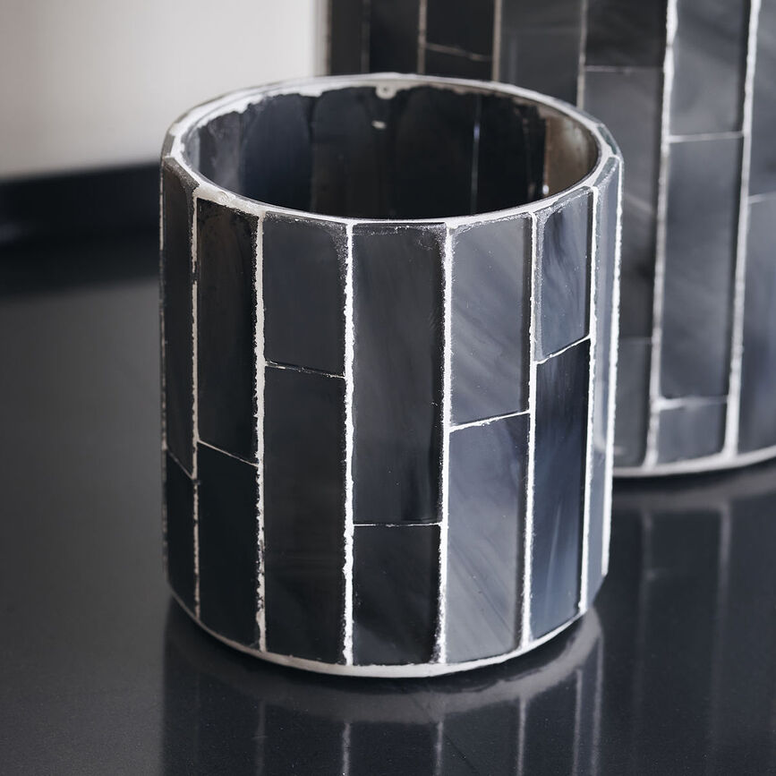 Amroha Photophore 15 cm, gris