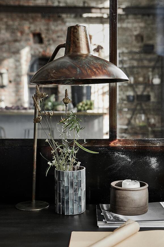 Amroha Photophore 15 cm, gris