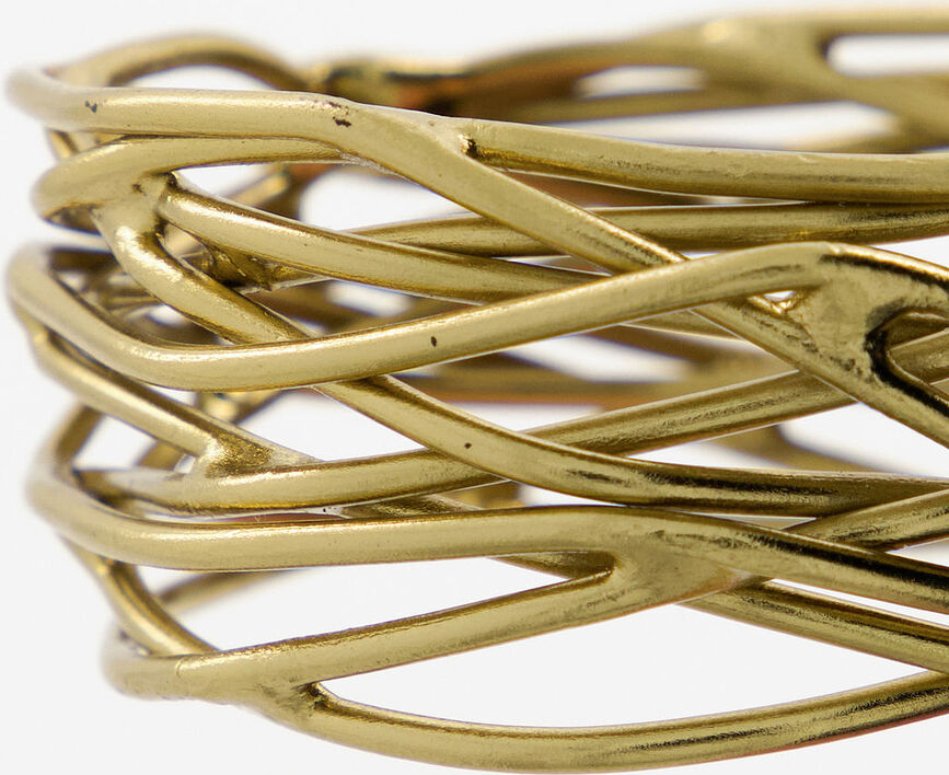 Anillas para servilletas Ring, doradas, 4 unidades