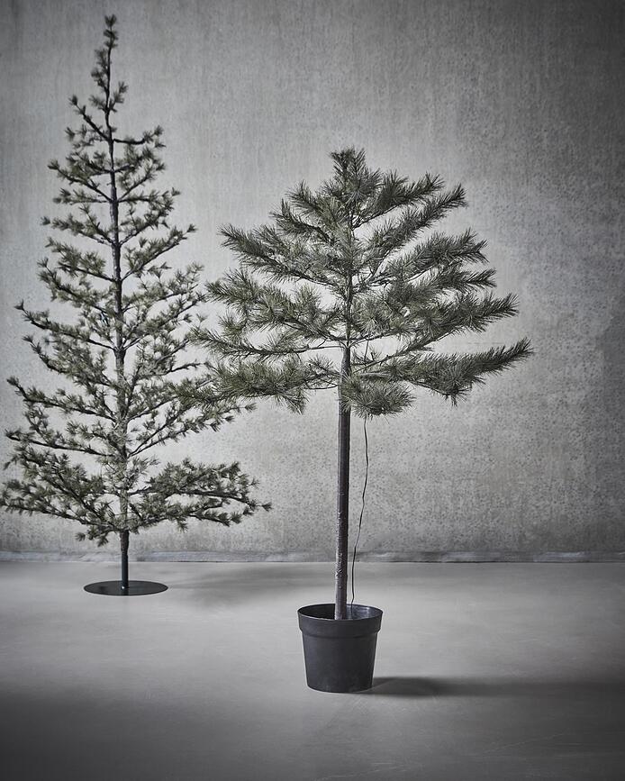 Árbol de Navidad Peuce, 150 cm, con luces LED