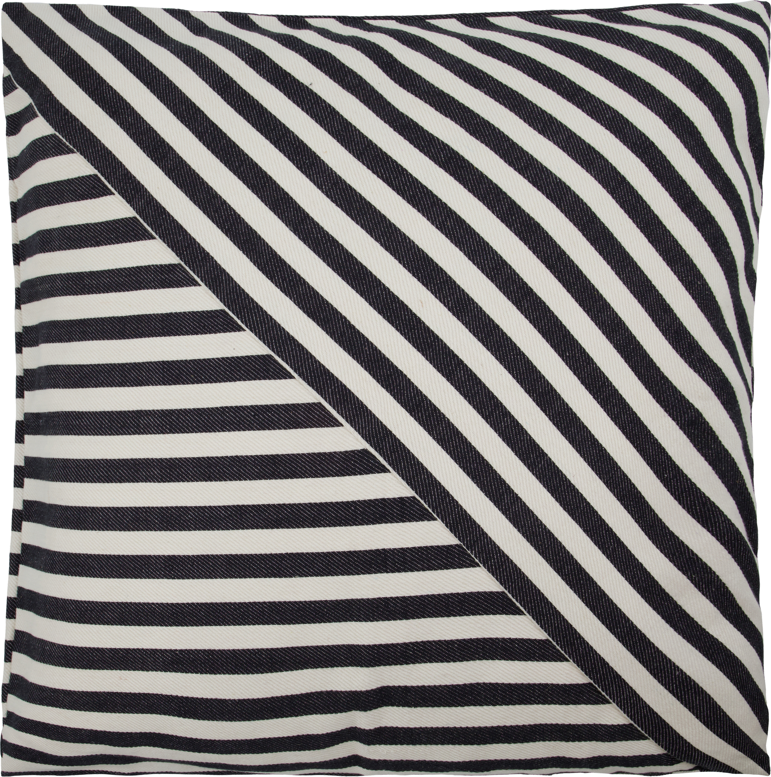 Azy Dekorativer Kissenbezug 50 x 50 cm schwarz-weiß