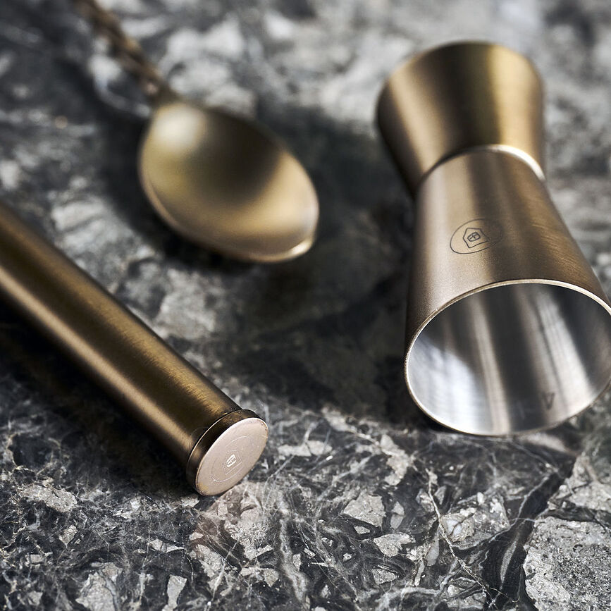 Baar Εργαλεία Μπαρ, αντίκ μπρούτζος, 3 τμχ