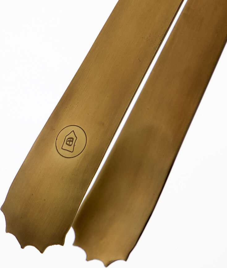 Baar Λαβίδα Πάγου, αντικέ ορείχαλκος