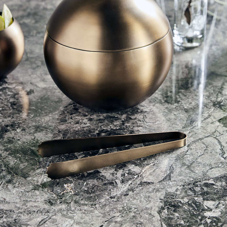 Baar Λαβίδα Πάγου, αντικέ ορείχαλκος