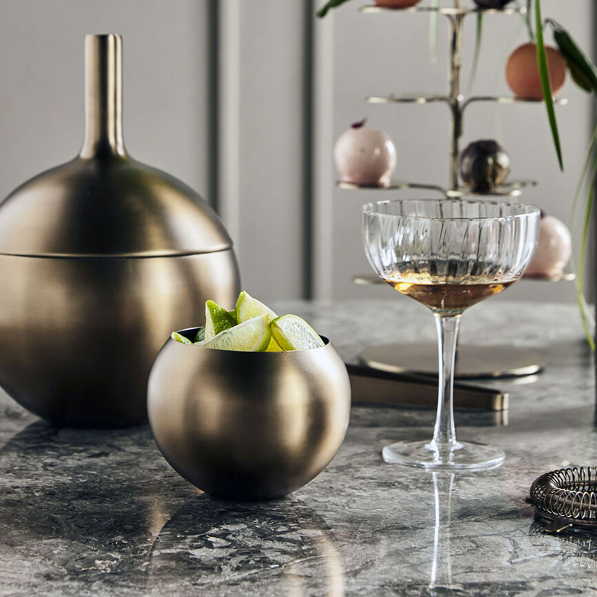 Baar Μπολ, 12 εκ., αντίκα ορείχαλκος