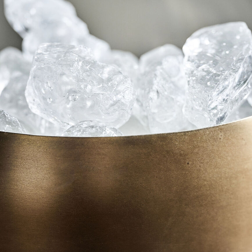 Baar Seau à glace, laiton antique