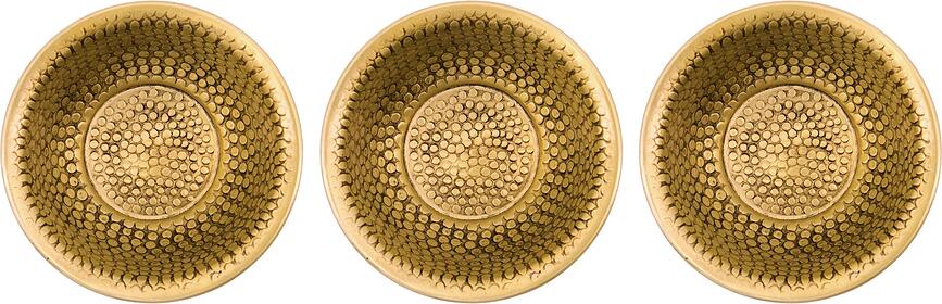 Baku Bols, dorés, Lot de 3