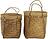 Balie Paniers de Rangement, M, Lot de 2