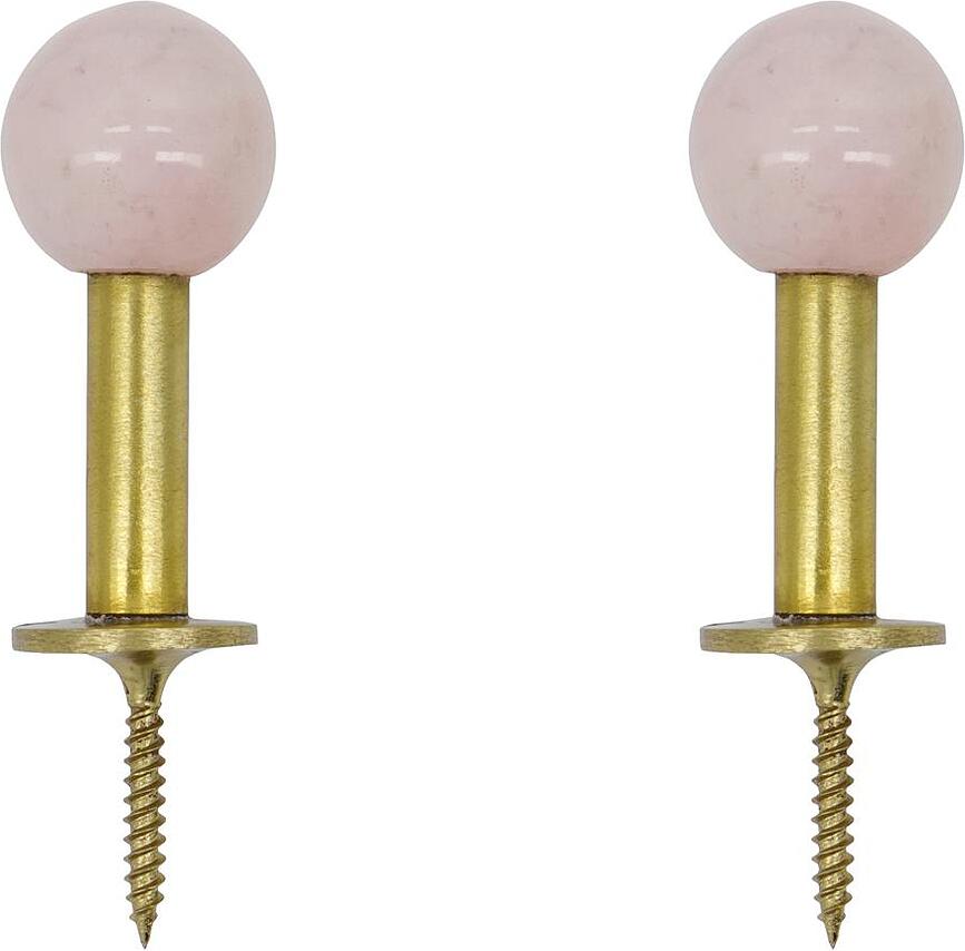 Ball Stenski kavlji, 5 cm, roza, 2 kosa