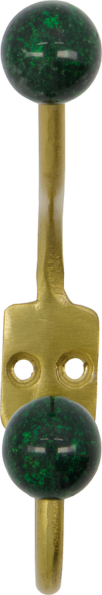 Ball Wall Hooks 13 cm, green, 2 pcs