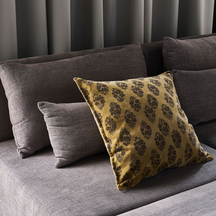 Betto Housse de Coussin 50 x 50 cm, dorée