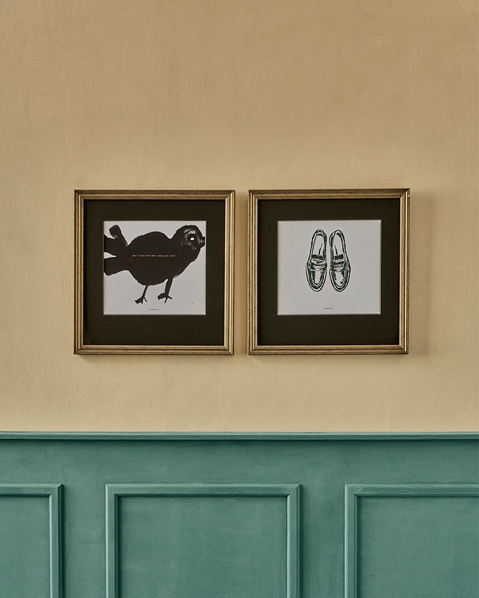 Bird Slika v okvirju, 40 x 40 cm