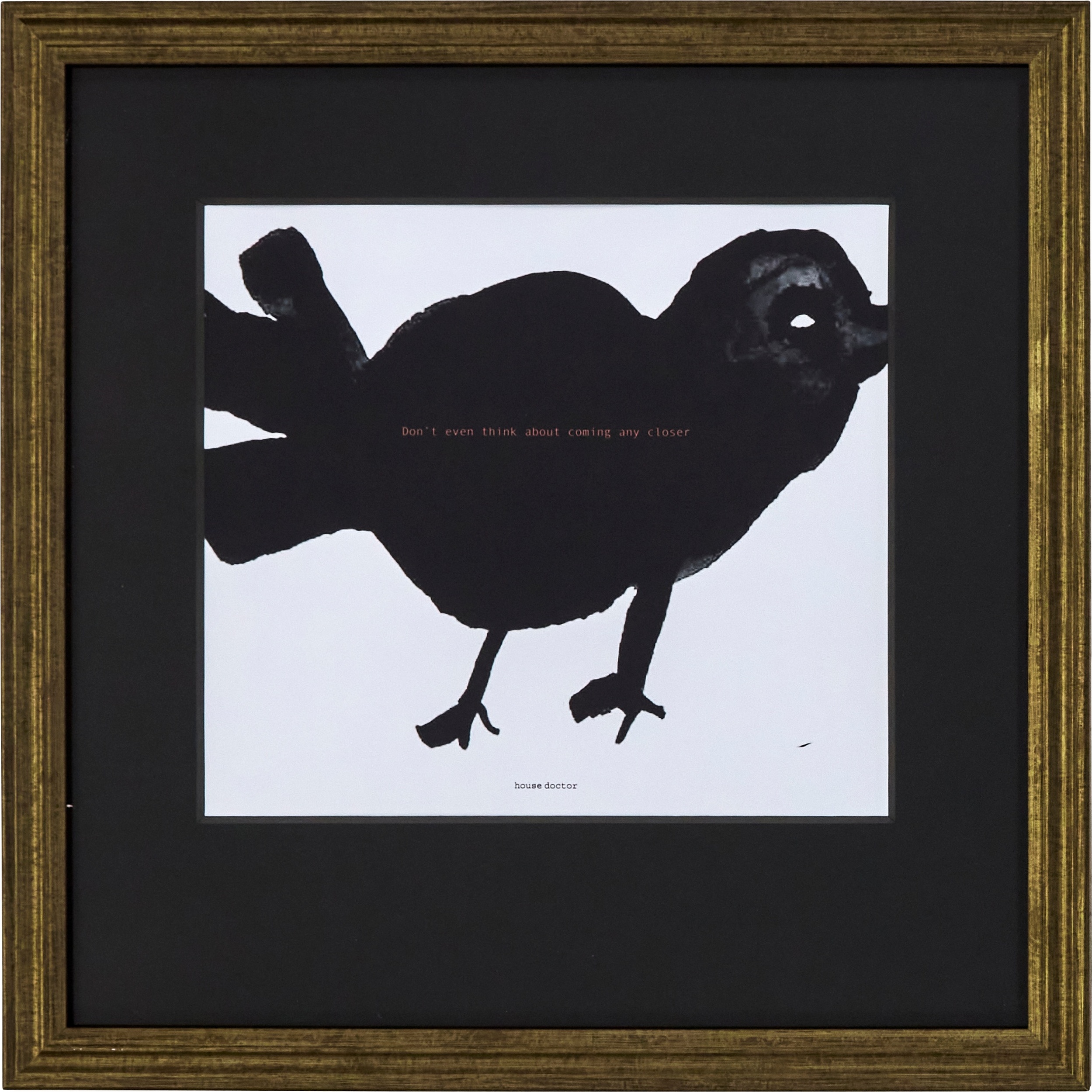 Bird Wanddekoration 40 x 40 cm