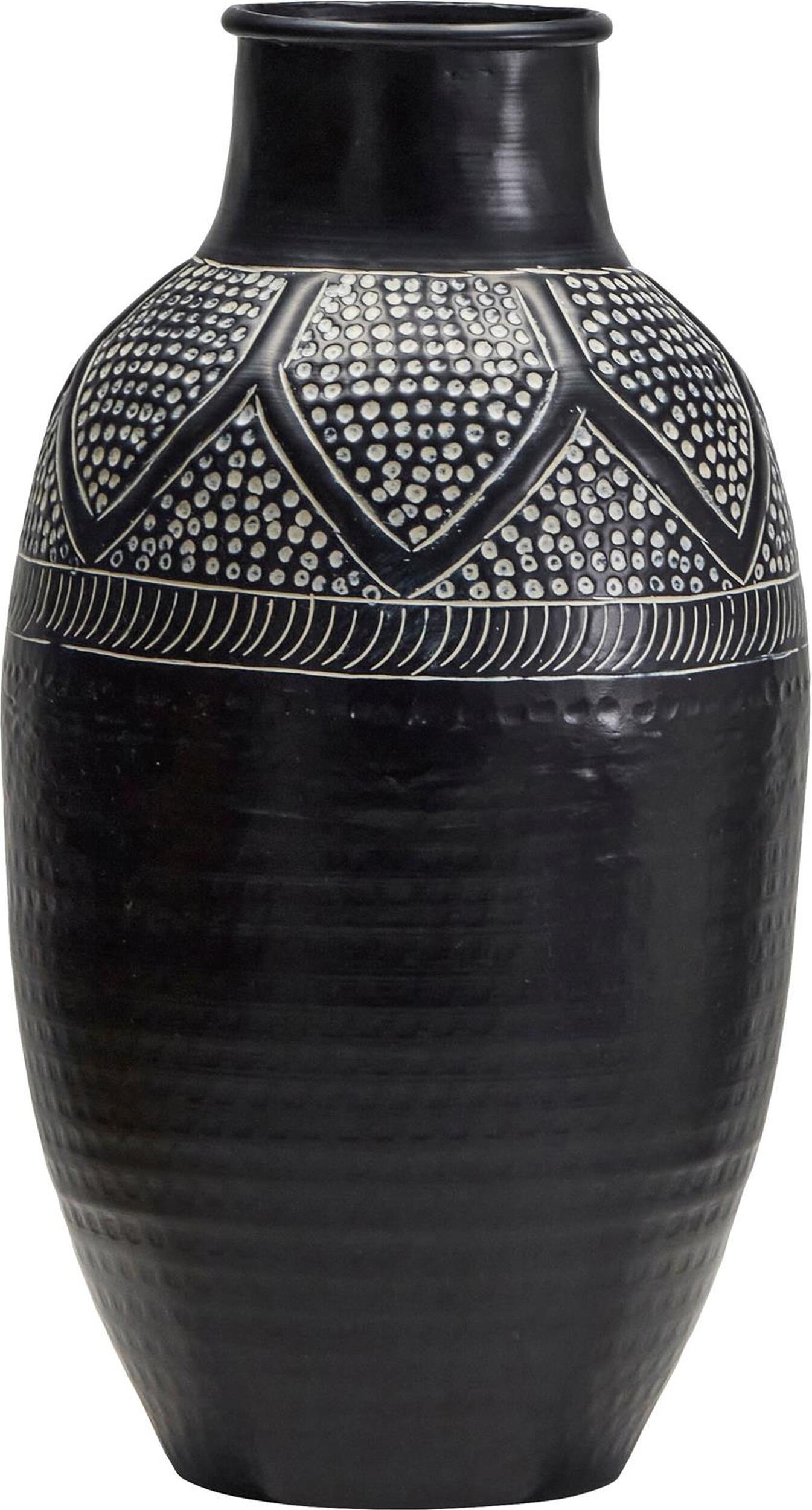 Bloss Vase 38 cm schwarz