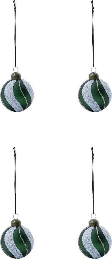 Bolas de Navidad Into, verdes, 4 unidades