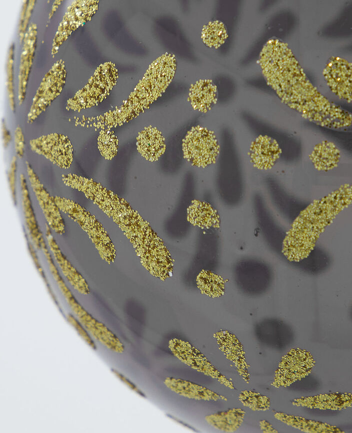 Bolas de Navidad Mente, grises, 4 unidades