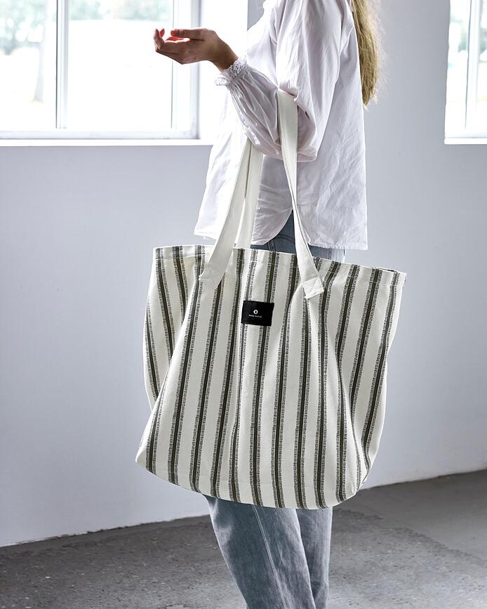 Bolsa Canva, blanco y negro