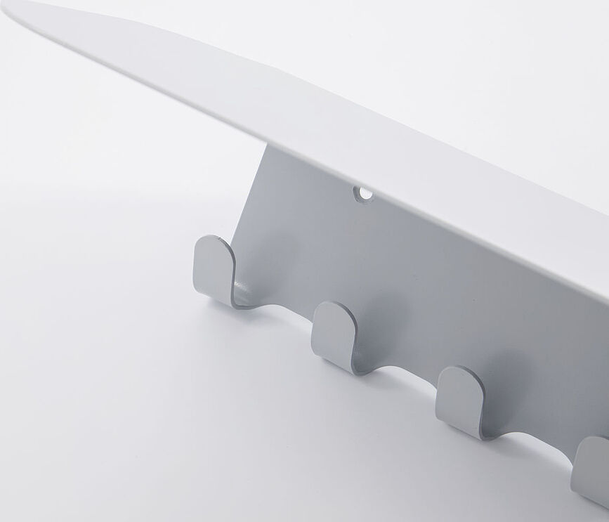 Book Porte-Manteau Étagère murale, noir