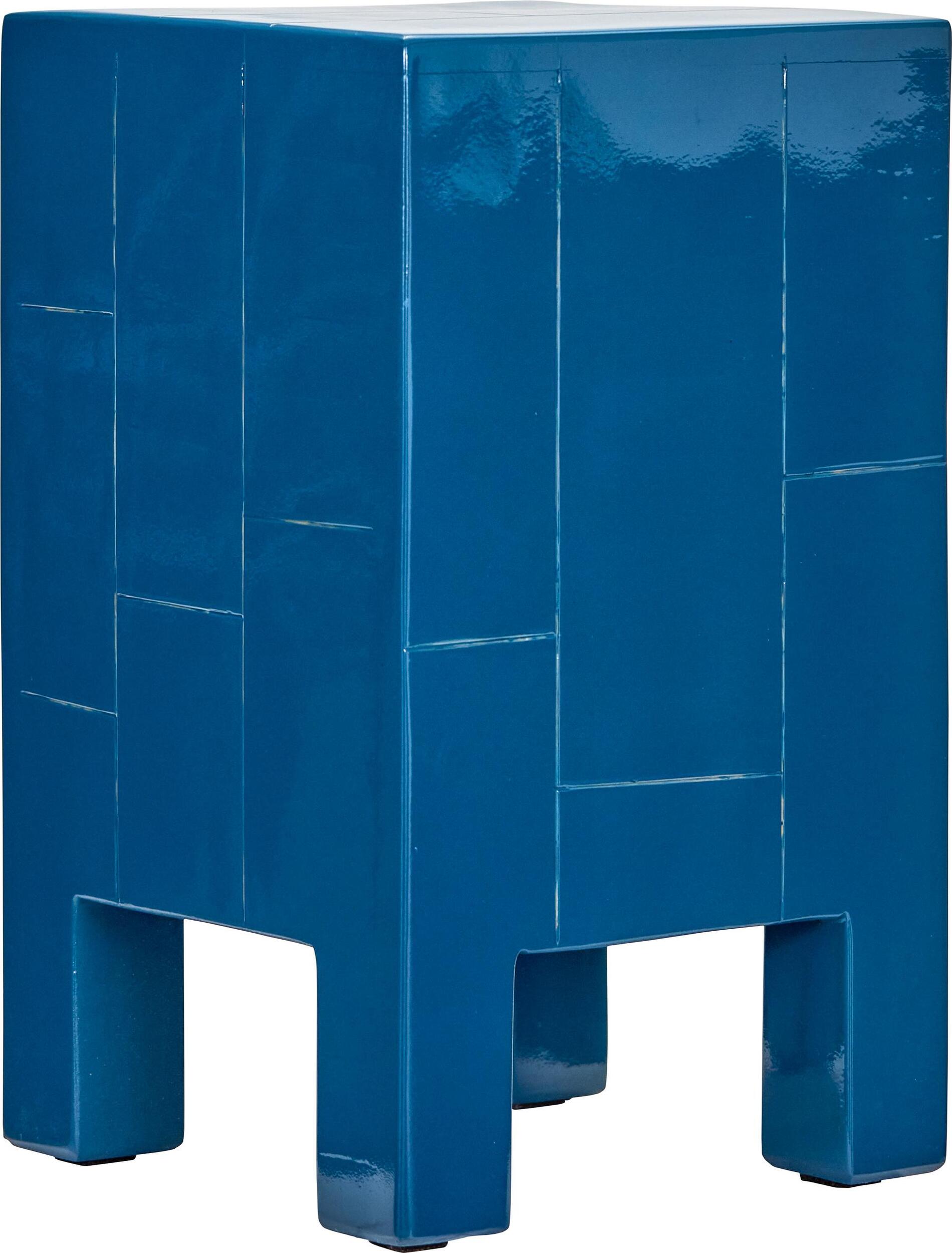 Brick Beistelltisch 30 x 50,5 cm, blau