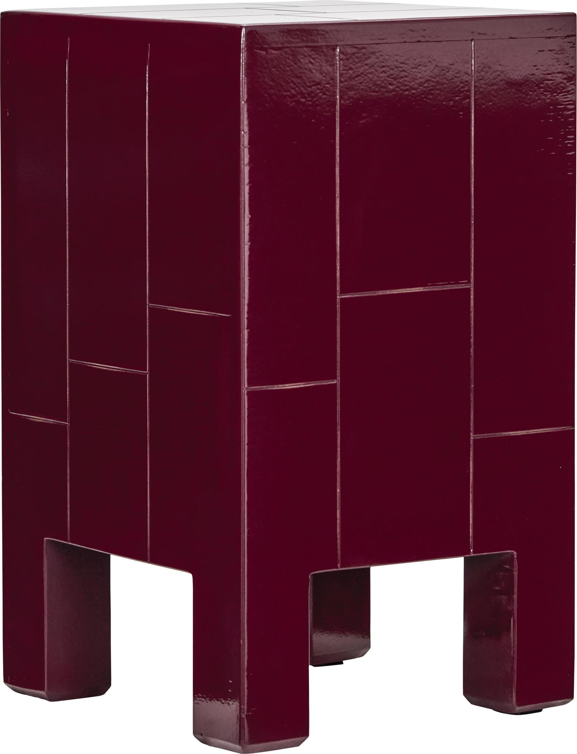 Brick Beistelltisch 30 x 50,5 cm, rot