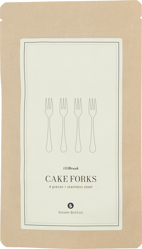 Brush Fourchettes à Gâteau, Lot de 4