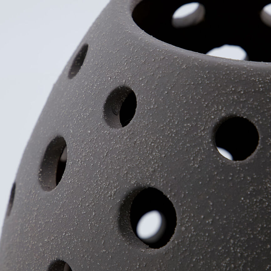 Candelabro Artie 35 cm, gris