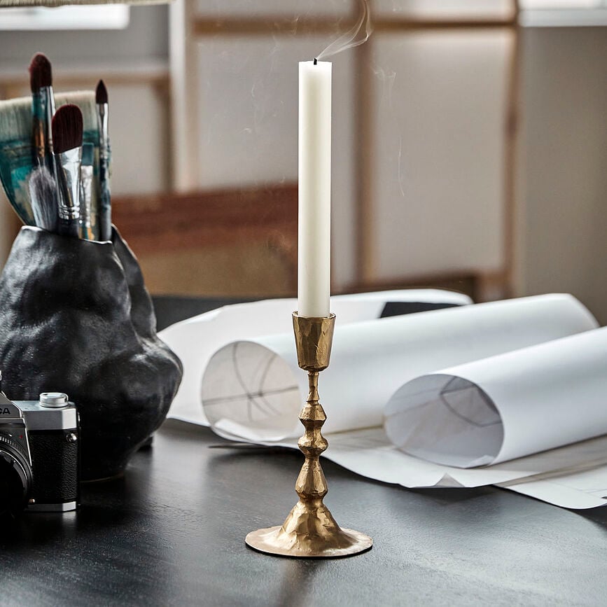 Candelabro para vela clásica Don, 20 cm