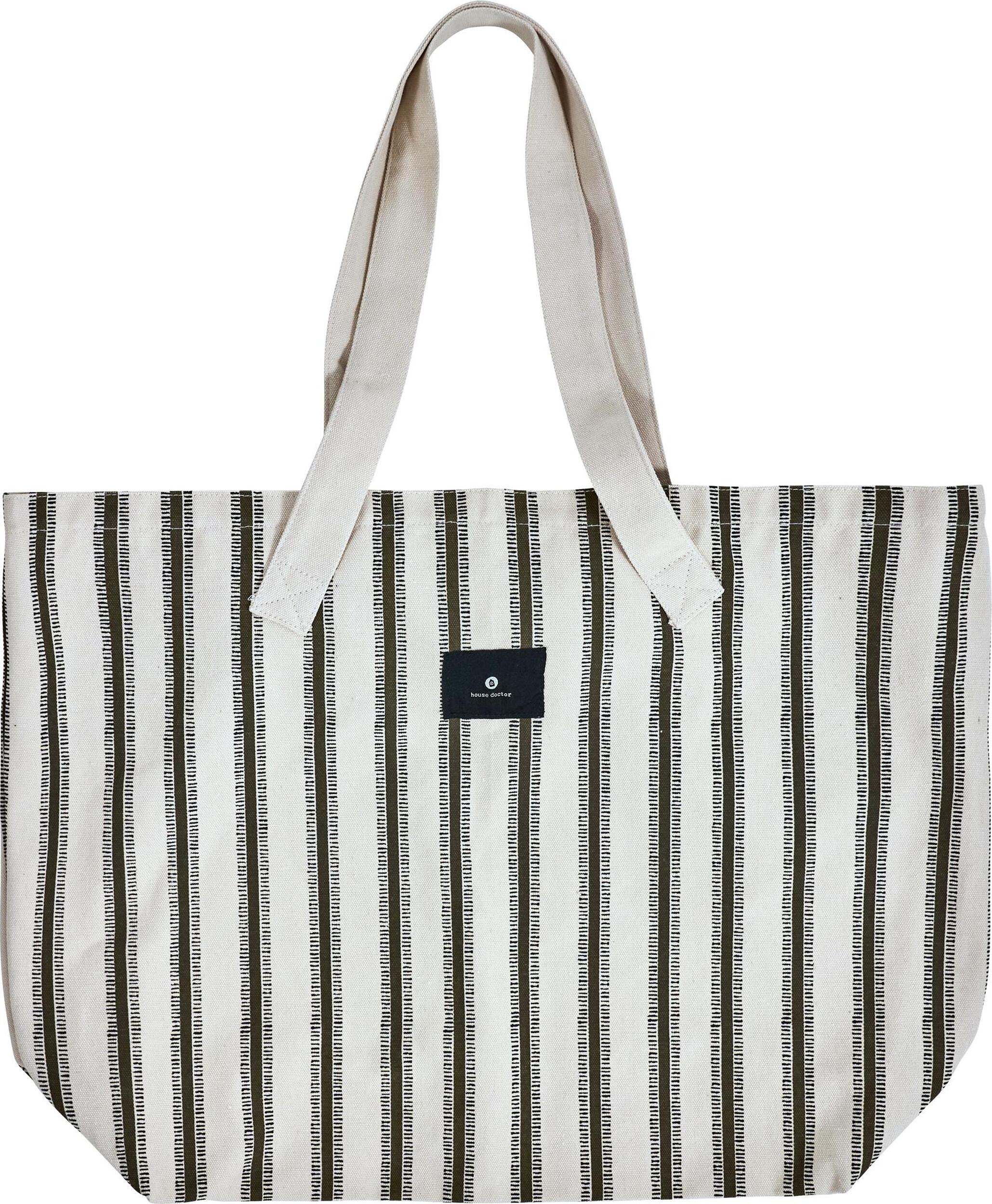 Canva Tasche weiß-braun