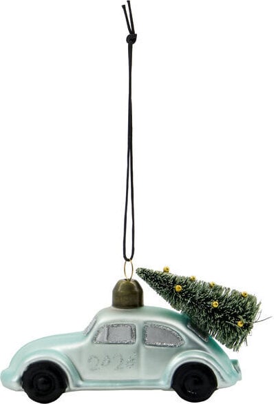 Car Christbaumschmuck Auto 10,5 cm, hellblau