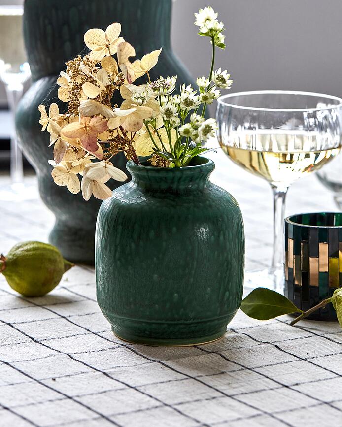 Casa Βάζο, 14 cm, πράσινο